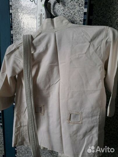 Детская куртка-кимоно с поясом