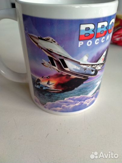 Кружка ввс Русский самолет сбивает американский