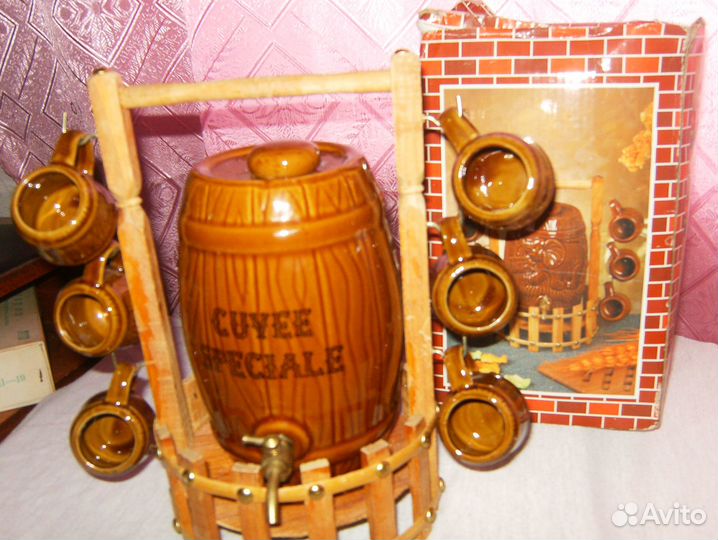 Графин керамический под вино СССР