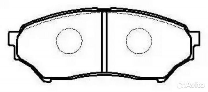 HSB HP8306 Колодки торм.пер