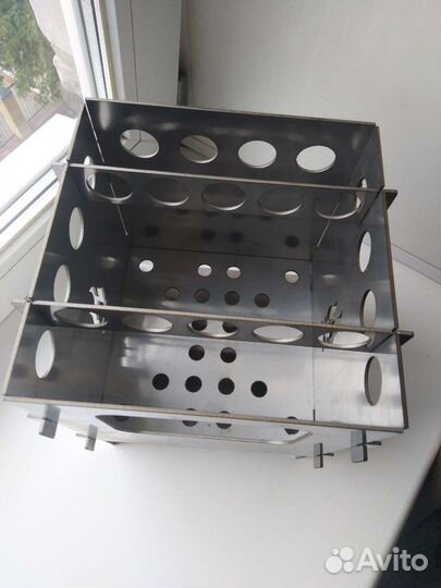 Топка из нержавейки. Щепочница