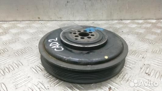 Шкив коленвала демпферный дизельный audi Q7 (CAD02