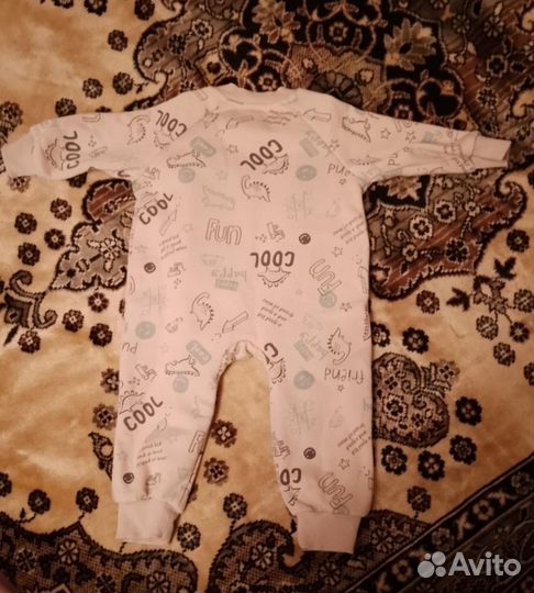 Комбинезон на флисе 68