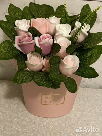 Букет цветов из мыла