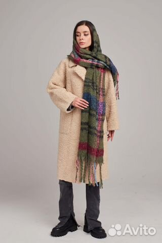 Палантин шарф женский теплый платок