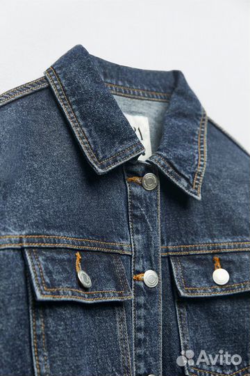 Джинсовое платье zara
