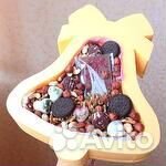 Подарочный бокс с шоколадом и орехами