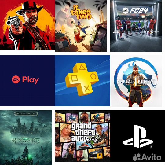 PS plus, EA play, подписки игры PS4-5
