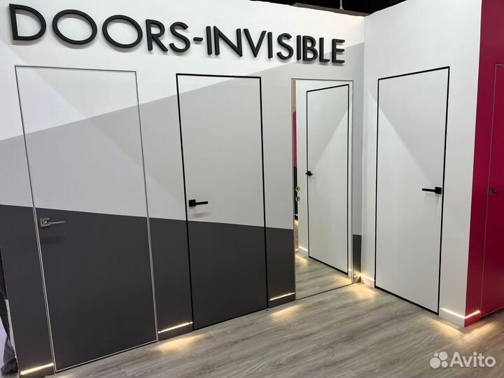 Скрытые межкомнатные двери под покраску