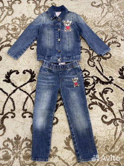 Джинсовый костюм джинсы джинсовая куртка