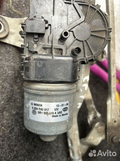 Трапеция дворников в сборе jetta 6