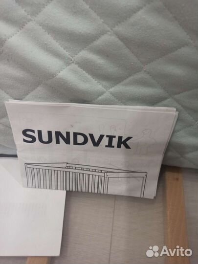 Детская кроватка IKEA сундвик