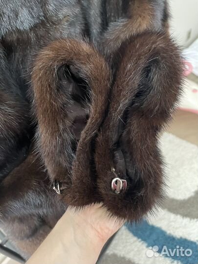 Шуба норковая поперечка 42 44