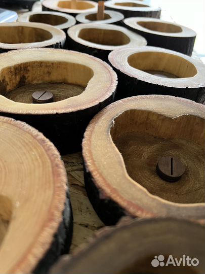 Деревянные формы для свечей