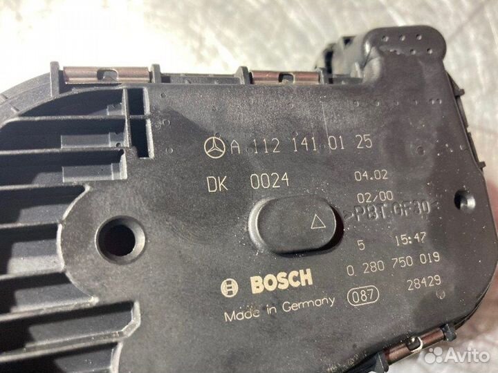 Заслонка дроссельная Mercedes C-Class W203 M112