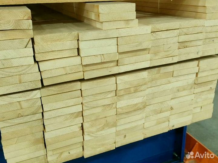 Доска строганая 38*140*3000 мм сорт AB скругление