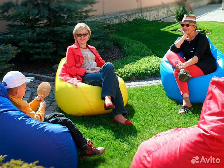 Аренда пуфиков. Аренда кресло-мешок