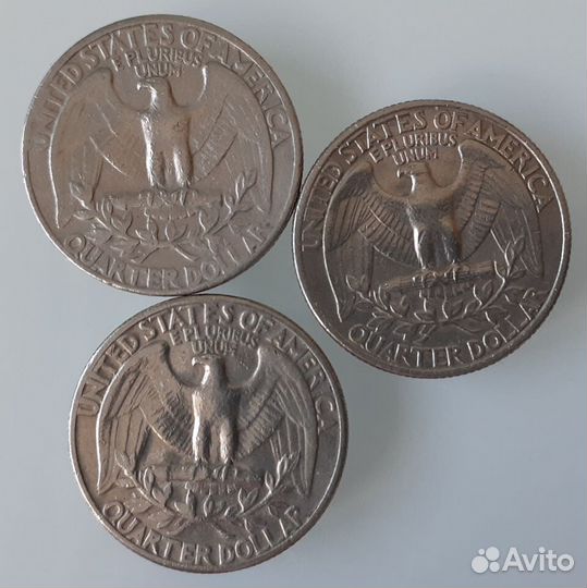 Монеты США, Австралия, Великобритания