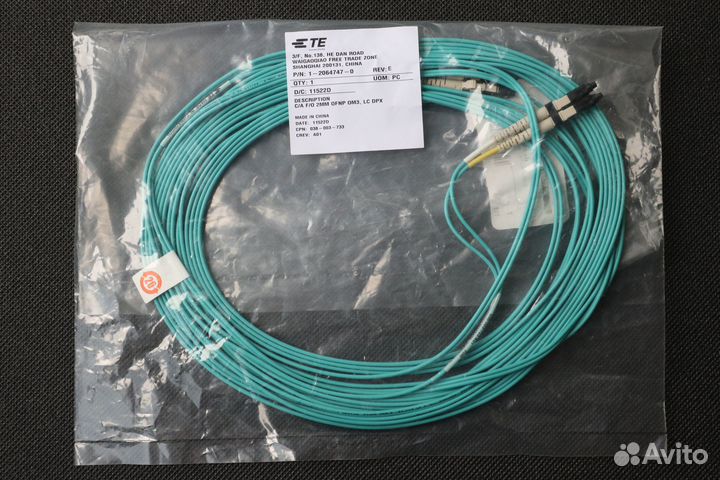 Патч-корд оптический Tyco Electronics (Micron) 10m