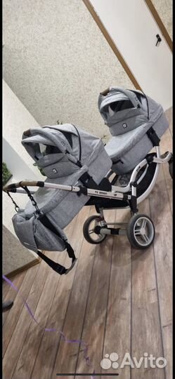 Коляска для двойни 3 в 1