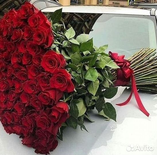 Высокие розы 150 160 170 180 190см доставка Москва