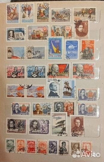Почтовые марки СССР 50-е годы