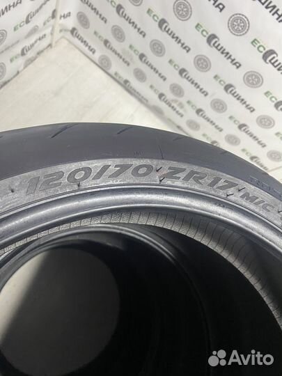 Комплект мотошин Б/У 190/55R17 и 120/70R17 Pirelli