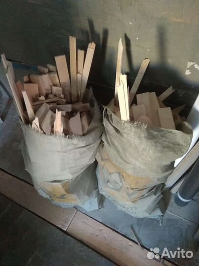 Стружка (Бук, Ясень, Дуб )сухая в мешках