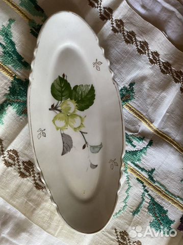 Блюдо фарфор СССР дулево
