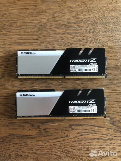 G.skill Trident Z Neo 32GB (16GB x 2) DDR4 3600