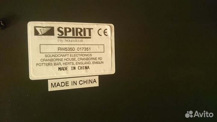 Микшерный пульт Soundcraft Spirit SX