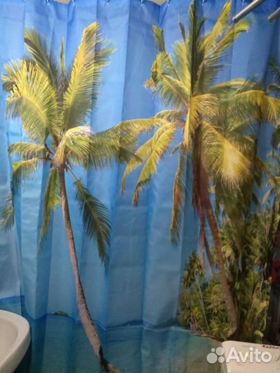 Штора для ванной