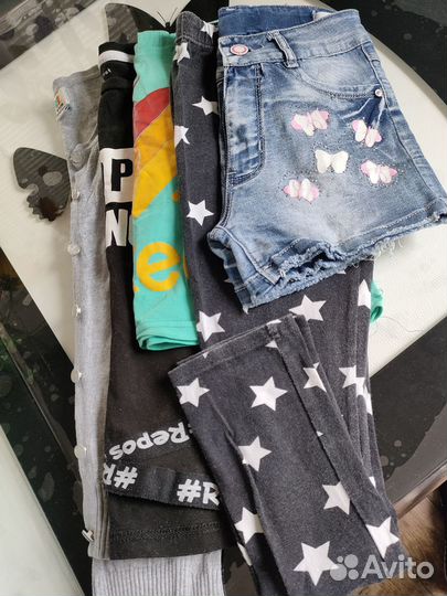 Детские вещи пакетом на девочку 128 134