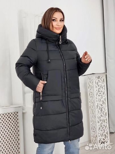 Пуховик зимний женский
