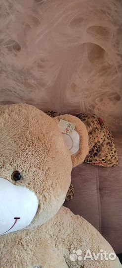 Плюшевый медведь новый 200 метра с лапами 110 сидя
