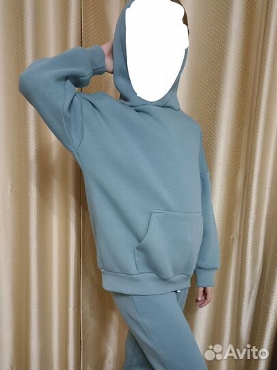 Тёплый костюм с худи