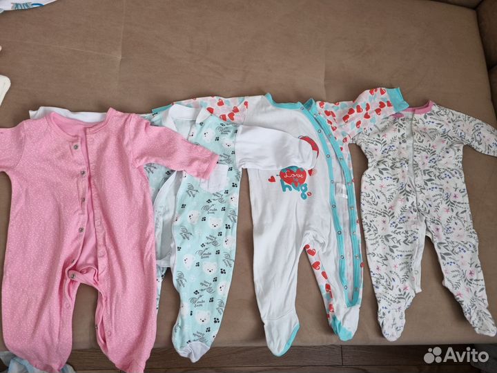 Вещи пакетом на девочку 68-74