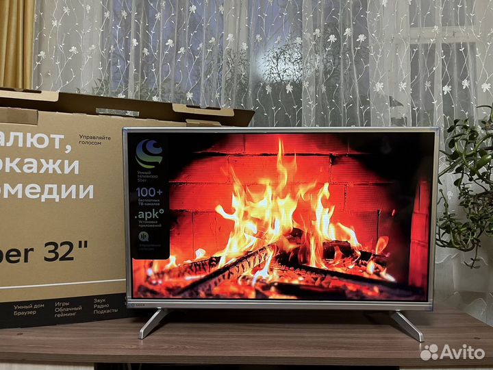 Новый телевизор smart TV Sber 32 дюйма
