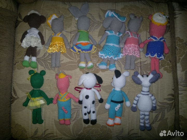 Вязаные игрушки ручной работы