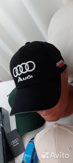 Бейсболка с логотипом автомобиля Audi хлопок