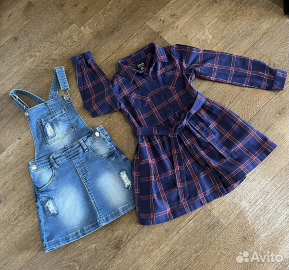 Вещи пакетом на девочку р.110