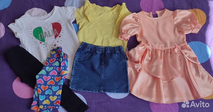 Вещи пакетом на девочку пакетом 3-4 лет