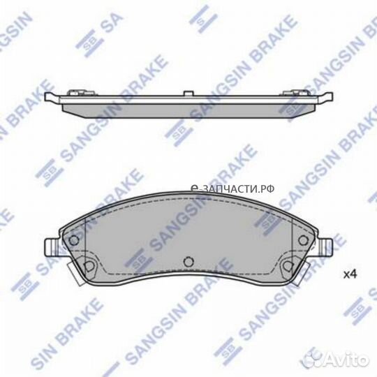 Sangsin brake SP2253 Колодки тормозные