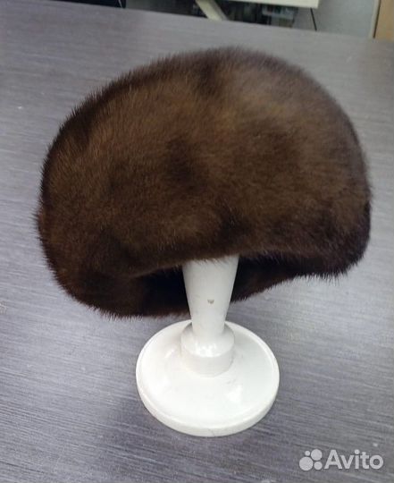 Берет женский норковый