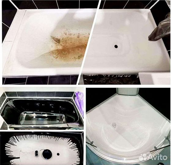 Реставрация ванн акрилом