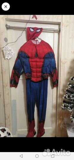 Костюм человека паука взрослый
