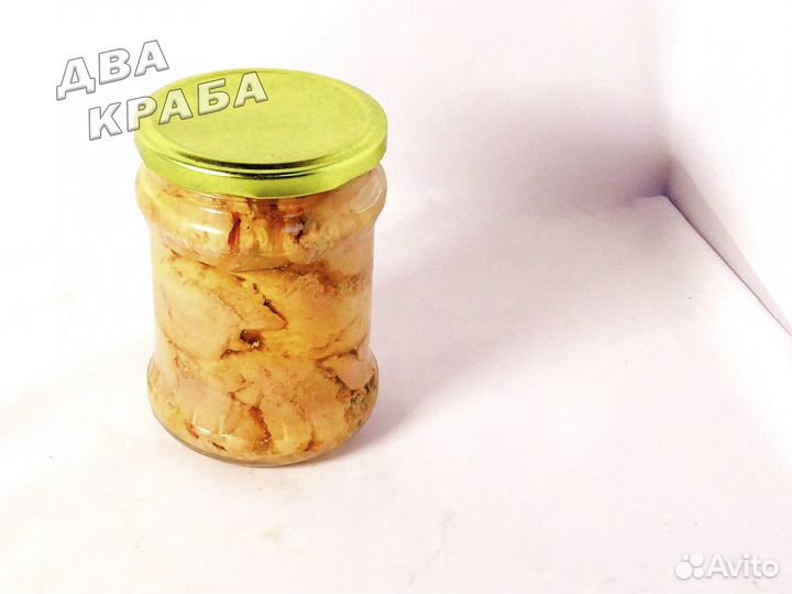 Печень трески в стекле