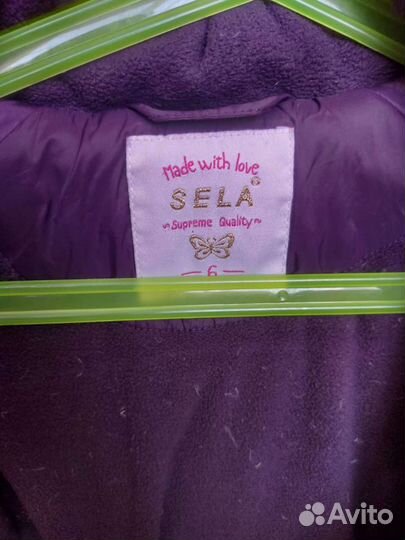 Пальто пуховик Sela
