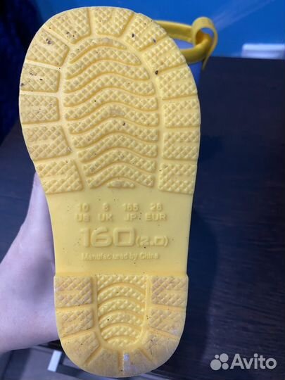 Детские резиновые сапоги