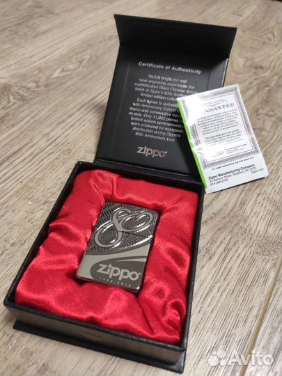 Зажигалка Zippo 80th Anniversary edition